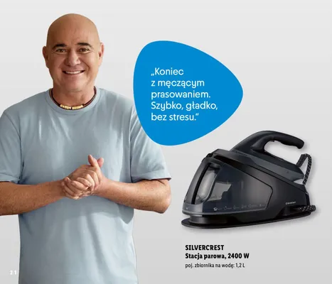Stacja parowa, 2400 W promocja w Lidl
