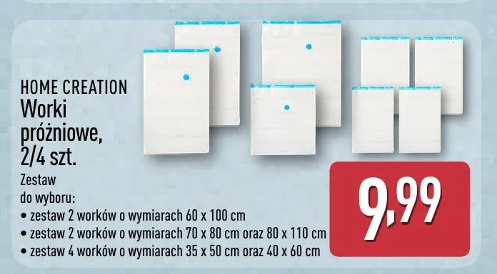 Worki sznurkowe, 2/4 szt. promocja w Aldi
