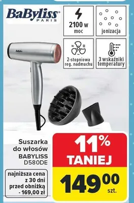Suszarka do włosów D580DE promocja w Carrefour
