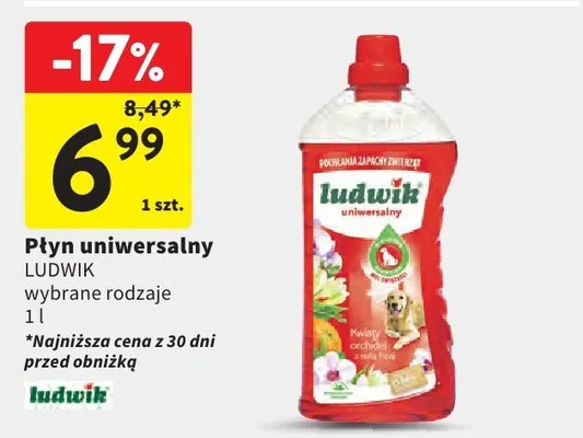 Płyn uniwersalny wybrane rodzaje promocja w Intermarche