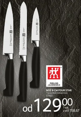 Nóż 8 cm Four Star Zwilling J.A. Henckels promocja w Selgros