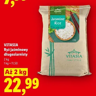 Ryż jaśminowy długoziarnisty Vitasia promocja w Lidl