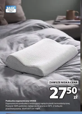 Poduszka ergonomiczna Vanse promocja w Jysk