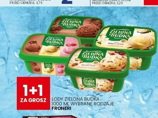 Lody Zielona Budka Froneri promocja w Wafelek
