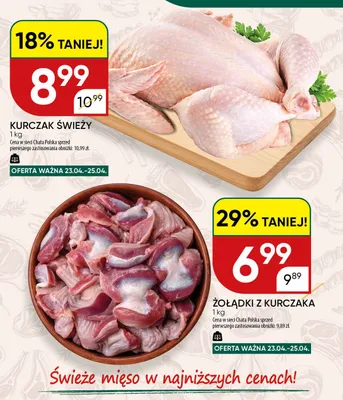 Żołądki z kurczaka promocja w Chata Polska
