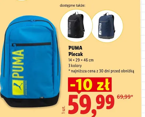 Plecak Puma promocja w Lidl