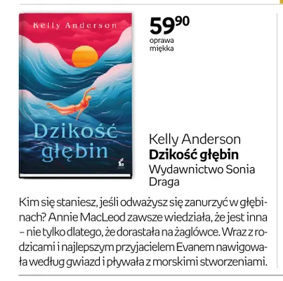Książka Kelly Anderson Dzikość głębin promocja w Empik