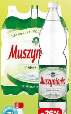 Woda mineralna niskonasycona  promocja w Dino