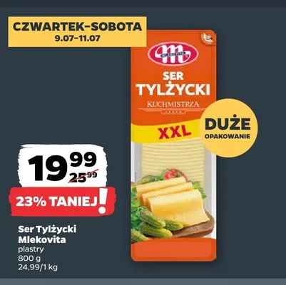 Ser Tylżycki Mlekovita promocja w Netto