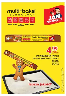 Papier do pieczenia Multibake Jan Niezbędny promocja w Selgros
