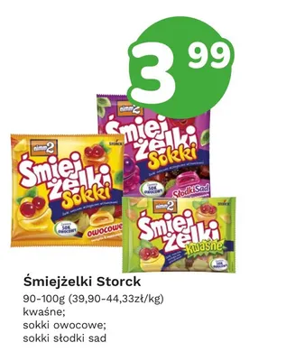 Żelki Śmiejżelki Sokki owocowe Storck promocja w Limonka