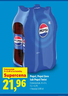 Napój gazowany Pepsi promocja w Lidl