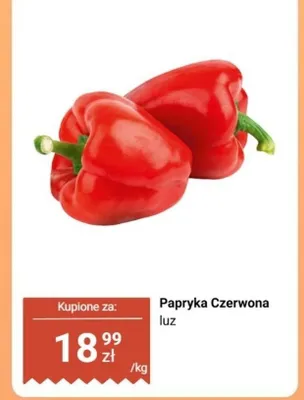 Papryka czerwona luz promocja w Biedronka