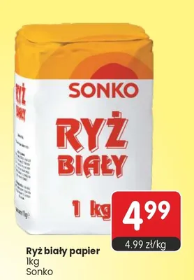 Ryż biały papier Sonko promocja w Market Point