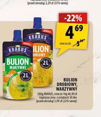Bulion warzywny Krakus promocja w Arhelan