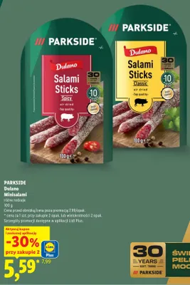 Minisalami Classic Dulano promocja w Lidl