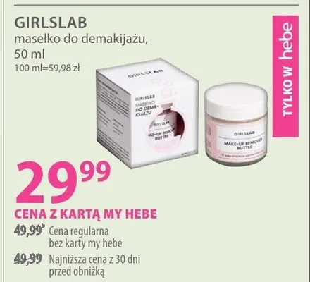 Masełko do demakijażu promocja w Hebe