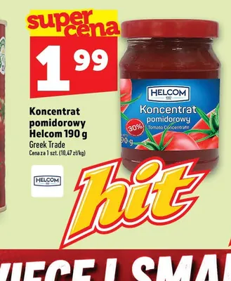 Koncentrat pomidorowy Helcom promocja w TOPAZ