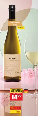 Wino Riesling białe półwytrawne promocja w Biedronka