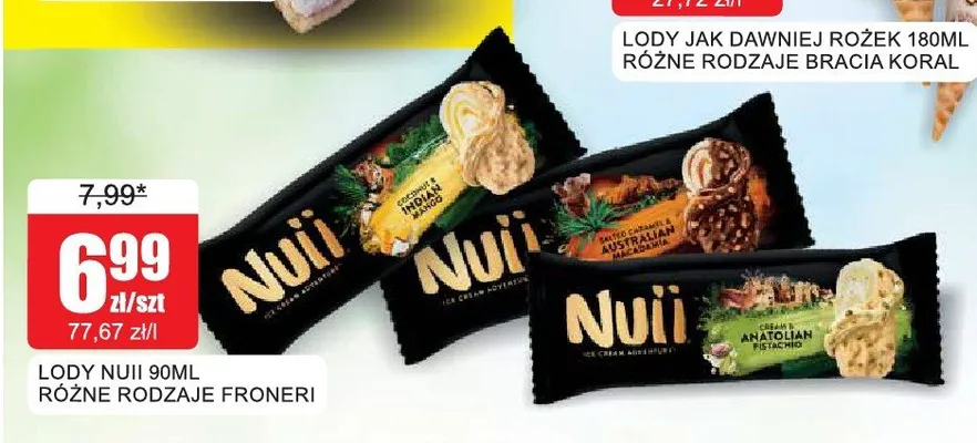 Lody Nuii Cream & Anatolian Pistachio promocja w Bingo