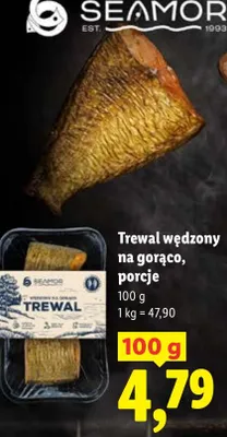 Trewał wędzony na gorąco, porcje promocja w Lidl