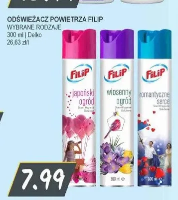 Odświeżacz powietrza Filip japoński ogród promocja w Słoneczko