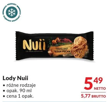 Lody Nuii promocja w Makro