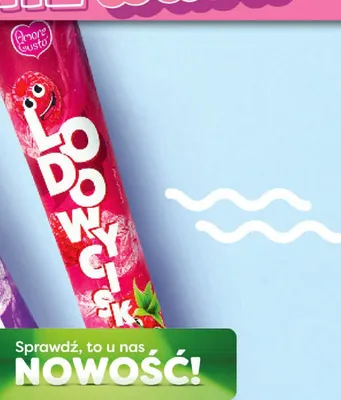 Lody Lodowcisk malinowe Amore Gusto promocja w POLOmarket