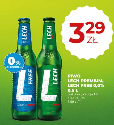 Piwo Lech Premium promocja w Duży Ben