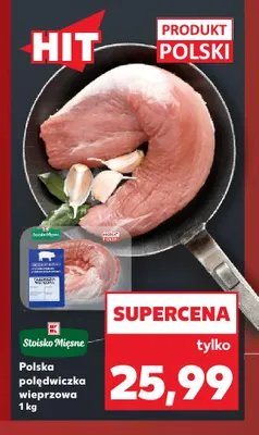 Polska polędwiczka wieprzowa Stoisko Mięsne promocja w Kaufland
