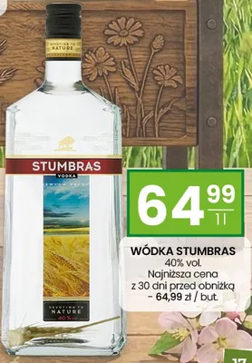 Wódka Stumbras promocja w Twój Market