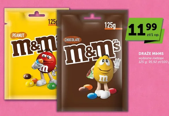 Draże M & M's Peanut promocja w Euro Sklep