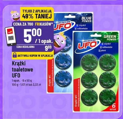 Krążki toaletowe UFO promocja w POLOmarket