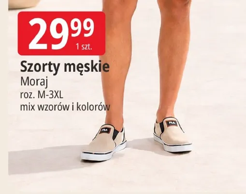 Szorty męskie Moraj roz. M-3XL promocja w Leclerc