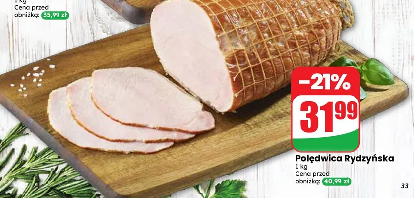Polędwica rydzyńska Agro Rydzyna promocja w Dino