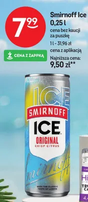 Drink Smirnoff Ice Original promocja w Żabka