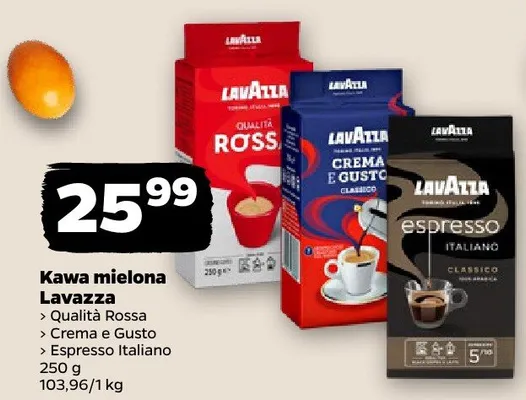 Kawa mielona Qualità Rossa 250 g promocja w Netto