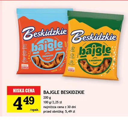 Bajgle Beskidzkie klasyczne promocja w Gram Market