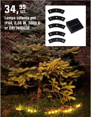 Lampa solarna pot promocja w OBI