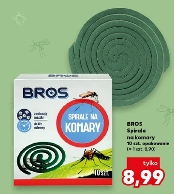 Spirala na komary BROS promocja w Kaufland