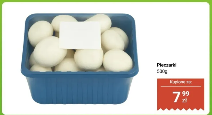 Pieczarki bio promocja w Dino