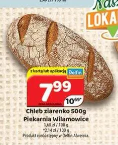 Chleb ziarenko Piekarnia Wilamowice promocja w Delfin