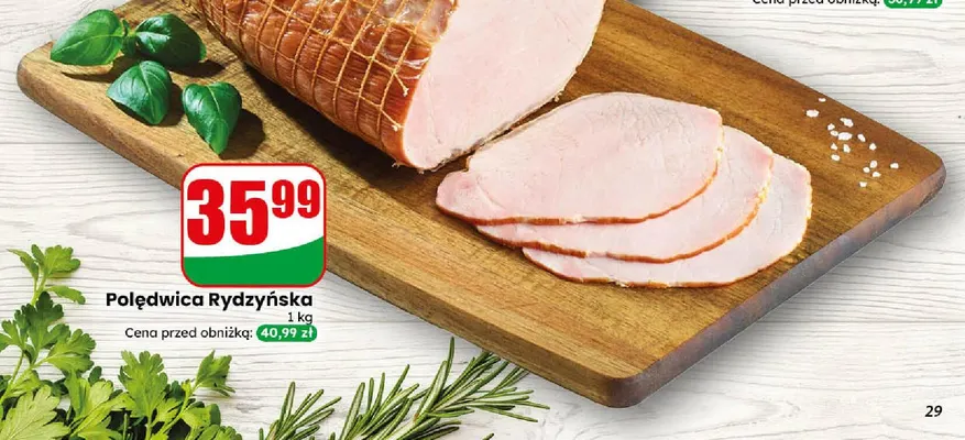 Polędwica rydzyńska Agro Rydzyna promocja w Dino