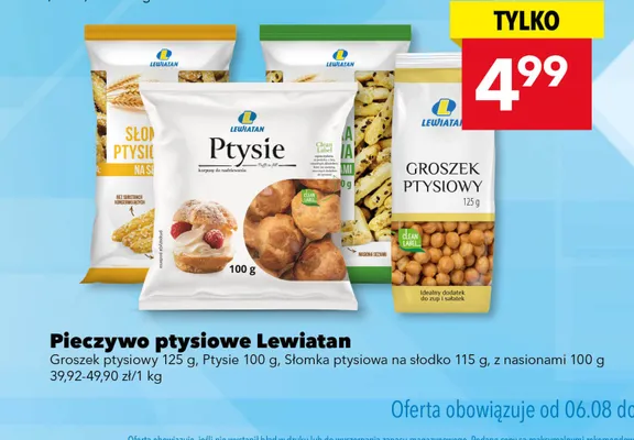 Słomka ptysiowa na słodko Lewiatan promocja w LEWIATAN