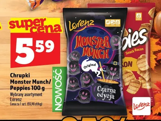 Chrupki Monster Munch Lorenz promocja w TOPAZ
