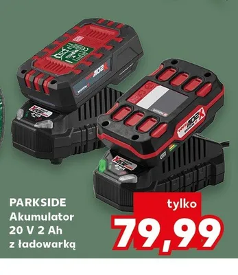 Akumulator 20V 2Ah z ładowarką Parkside promocja w Kaufland