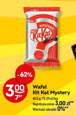 Wafel Kit Kat Mystery promocja w Żabka
