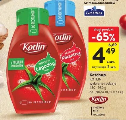 Ketchup wybrane rodzaje promocja w Intermarche
