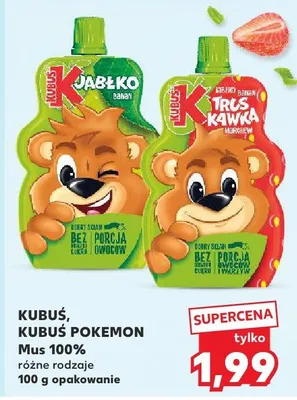 Mus 100%, różne rodzaje promocja w Kaufland