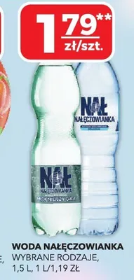 Woda nałęczowianka promocja w Top Market